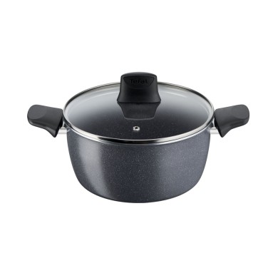 Faitout avec couvercle 22cm Hard Stone Tefal