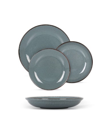 Service de table 12 pièces Azul Salvora Santa Clara