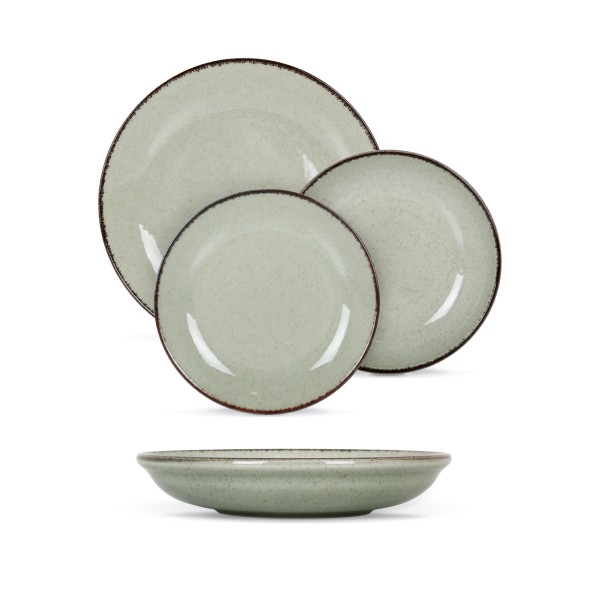 Service de table 12 pièces Verde Salvora Santa Clara