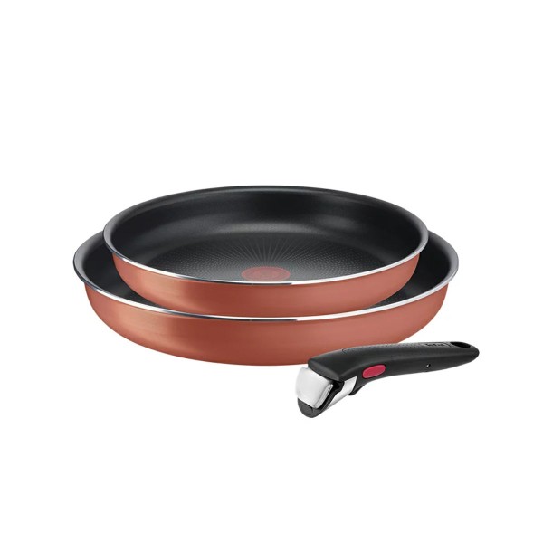 Set de 2 poêles rouges 22 et 26cm Ingenio XL Force Tefal