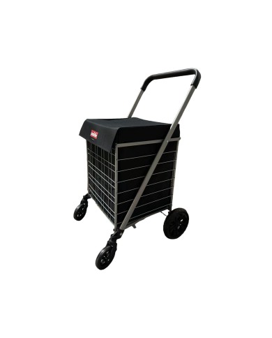 Chariot de course métallique 89L noir Caddie