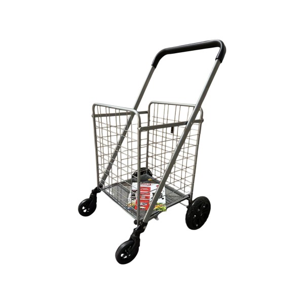 Chariot de course métallique 89L noir Caddie