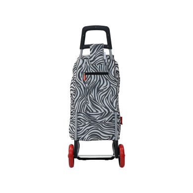 Chariot de course 50L zèbre Chariot de course 50L zèbre