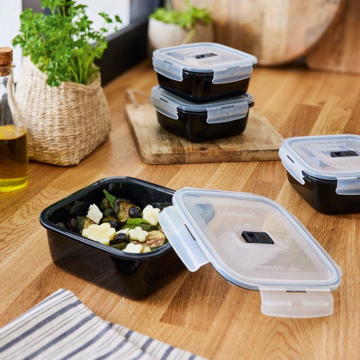 Boite de conservation noire 76cl Pure Box Active Luminarc