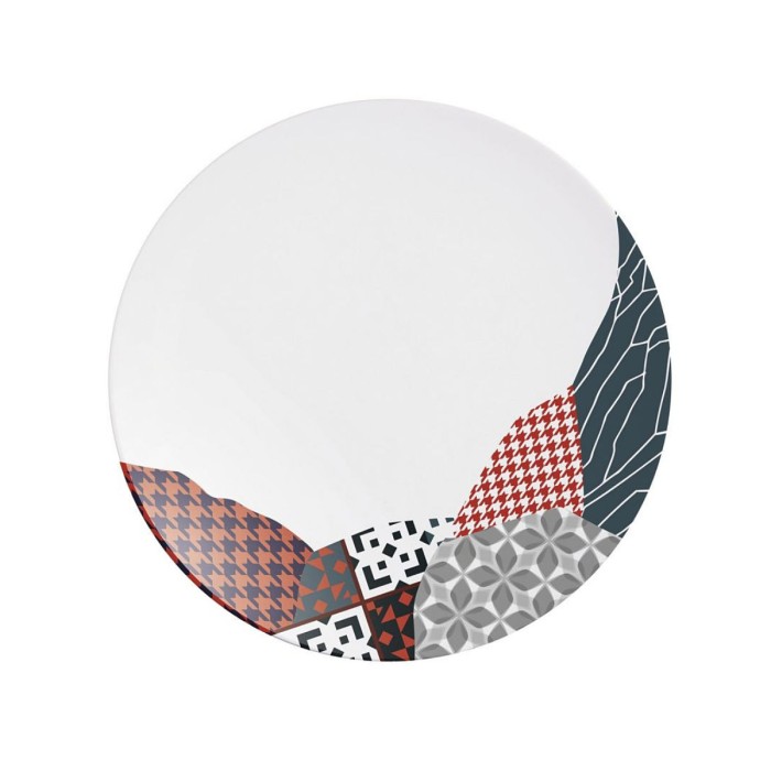 Assiette à dessert 21,5cm Fragment Carmin Chef&Sommelier