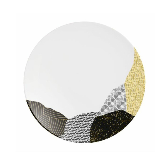 Assiette à dessert 21,5cm Fragment Ambre Chef&Sommelier