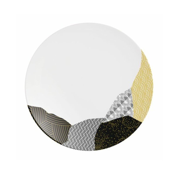 Assiette à dessert 21,5cm Fragment Ambre Chef&Sommelier