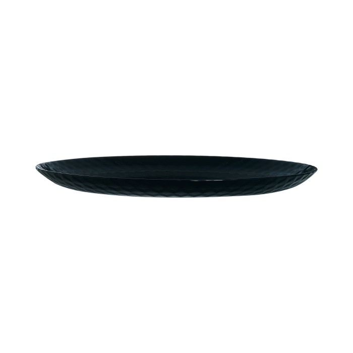 Assiette plate 25cm Pampille Noir Luminarc