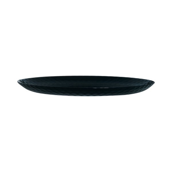 Assiette plate 25cm Pampille Noir Luminarc