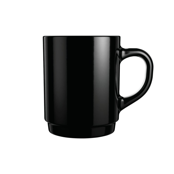 Mug 25cl Empilable Noir Luminarc