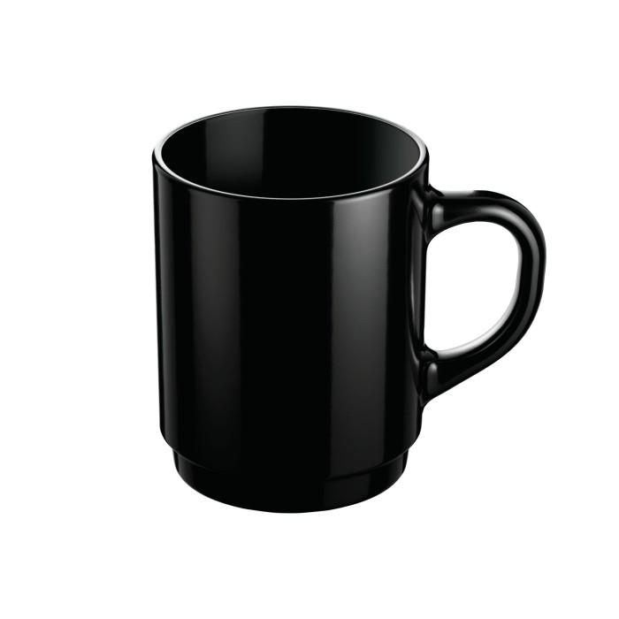 Mug 25cl Empilable Noir Luminarc