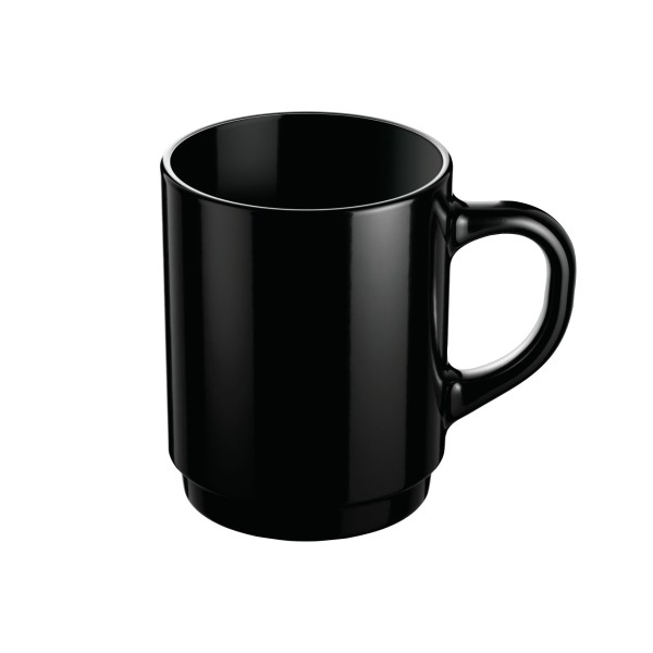 Mug 25cl Empilable Noir Luminarc