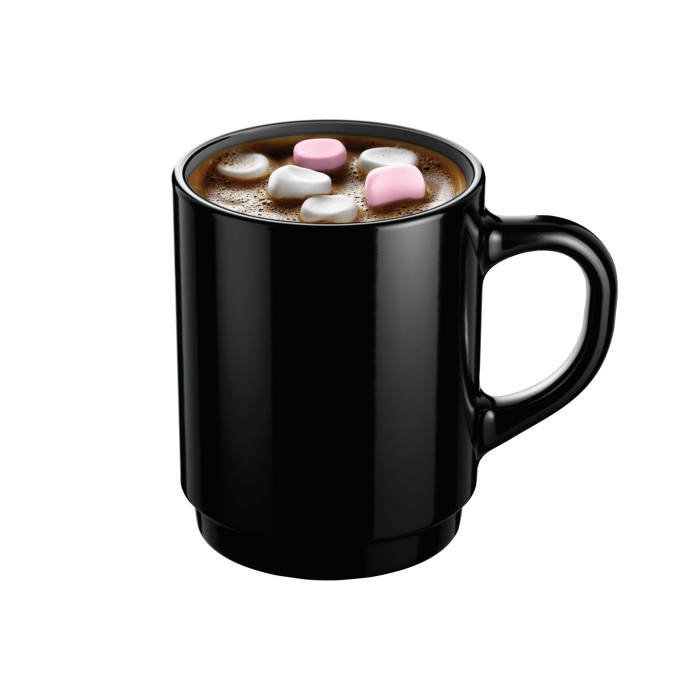 Mug 25cl Empilable Noir Luminarc