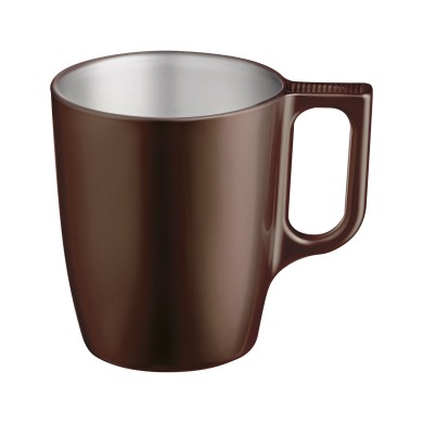 Mug 25cl Flashy Breakfast Chocolate Luminarc Mug 25cl Flashy Breakfast Chocolate Luminarc