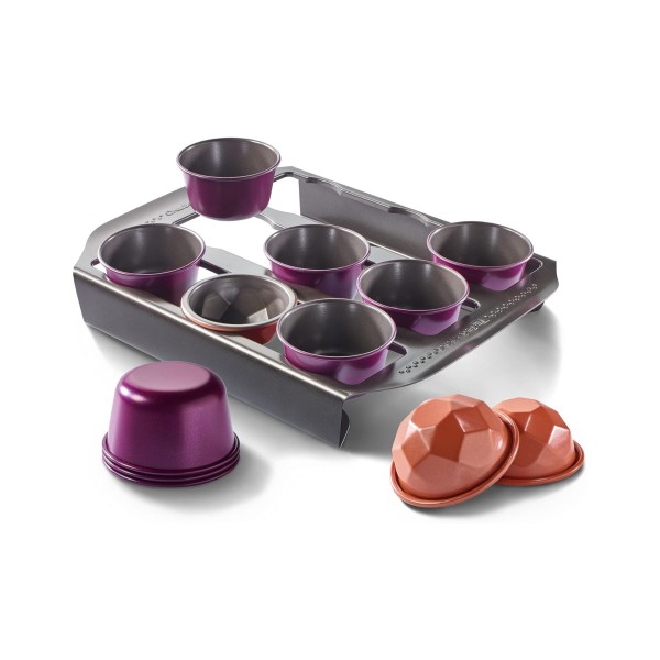 Set de moules à muffins et support CreaBake Tefal
