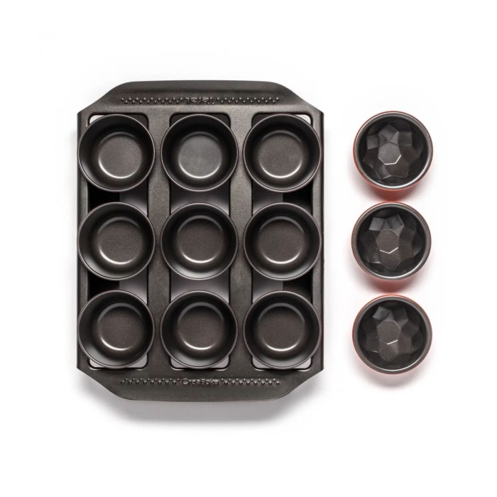 Set de moules à muffins et support CreaBake Tefal
