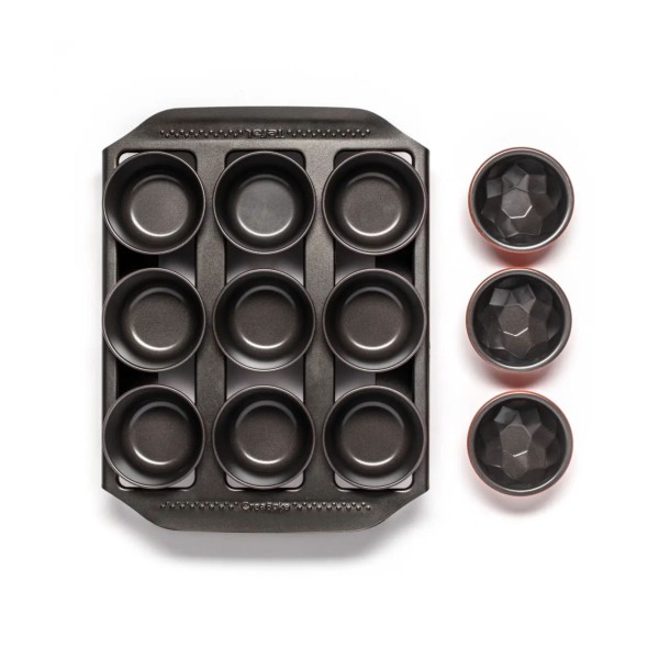 Set de moules à muffins et support CreaBake Tefal