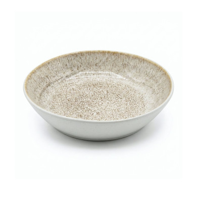 Assiette creuse 22cm Calobra Crème