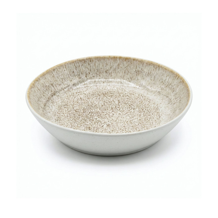 Assiette creuse 22cm Calobra Crème La Mediterranea