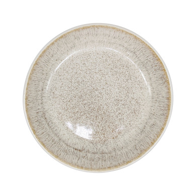 Assiette creuse 22cm Calobra Crème