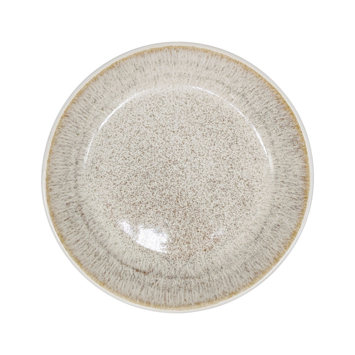 Assiette creuse 22cm Calobra Crème