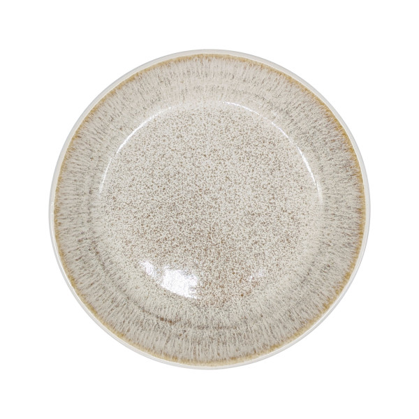 Assiette creuse 22cm Calobra Crème