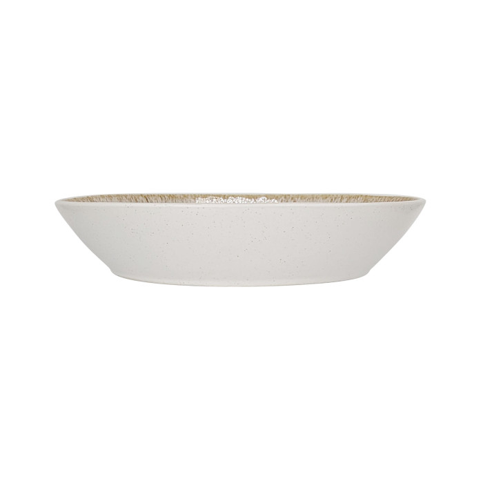 Assiette creuse 22cm Calobra Crème