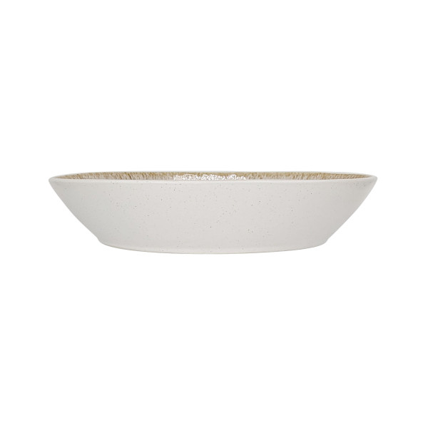 Assiette creuse 22cm Calobra Crème
