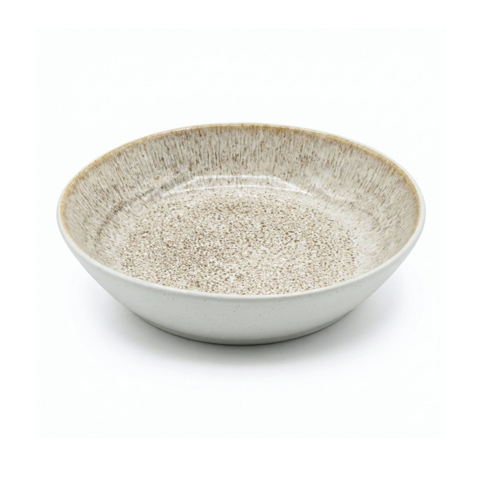 Assiette creuse 22cm Calobra Crème