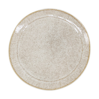 Assiette plate 26cm Calobra Crème