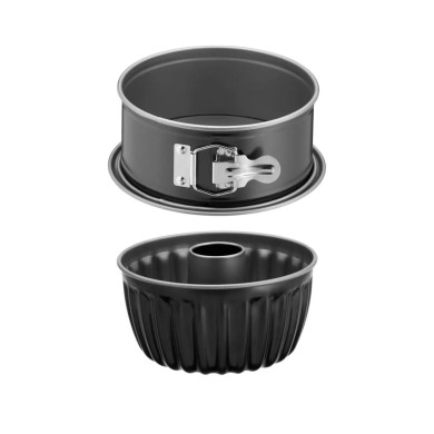 Set de 2 moules à gâteau compatibles air fryer Easy Release