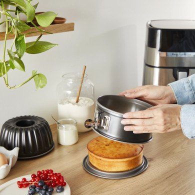 Set de 2 moules à gâteau compatibles air fryer Easy Release
