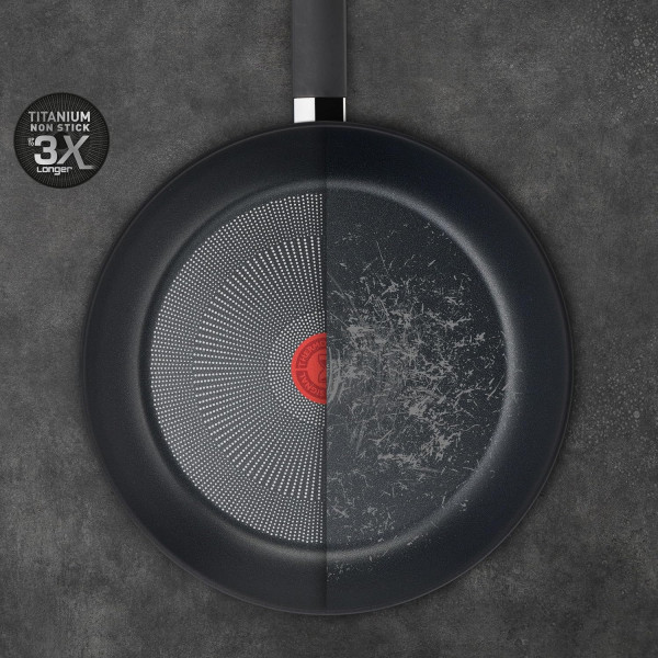 Wok marron 28cm Titanium Force