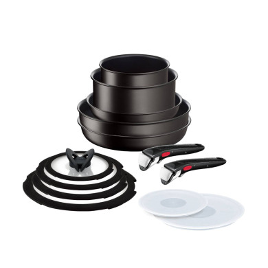 Batterie de cuisine 13 pièces Ingenio IH Noir Unlimited