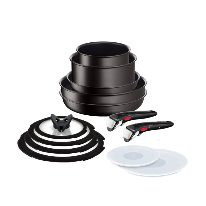 Batterie de cuisine 13 pièces Ingenio IH Noir Unlimited