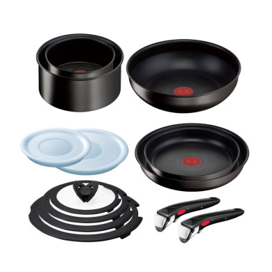 Batterie de cuisine 13 pièces Ingenio IH Noir Unlimited