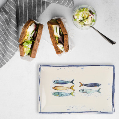 Assiette de présentation 20x13cm Peixe