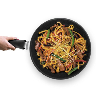 Wok 26cm Ingenio Mineralis Black
