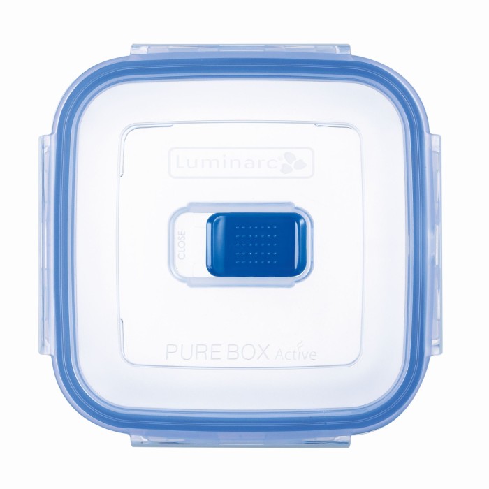 Set de 3 boites carrées 38cl, 76cl et 122cl Pure Box Active Luminarc