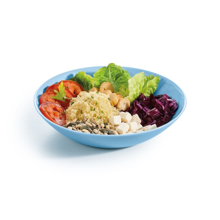 Assiette creuse 20cm Diwali Light Blue Luminarc