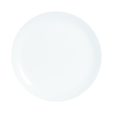 Assiette plate blanche 25cm Diwali