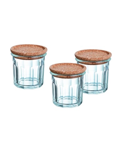 Lot de 3 pots 31cl Storing Box Cork Luminarc