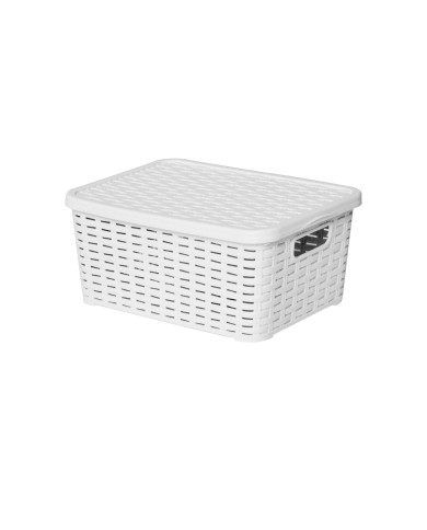 Lot de 6 boites de rangement blanches Store Box PM Sotufab Plast