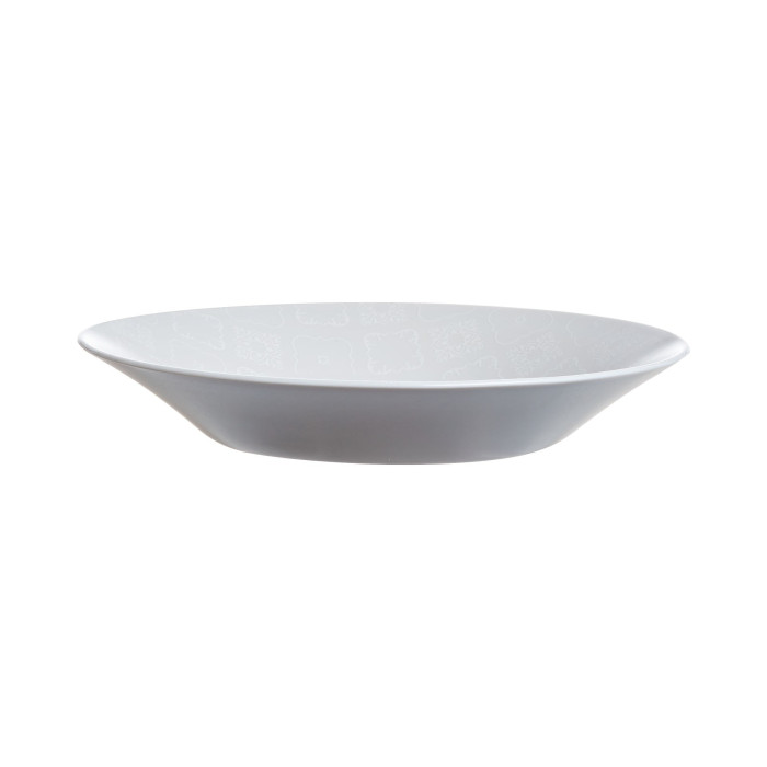 Assiettes Creuses Luminarc Orme 23 Cm - Verre Trempé, Passent Lave-Vaisselle Et Micro-ondes - Lot De 6