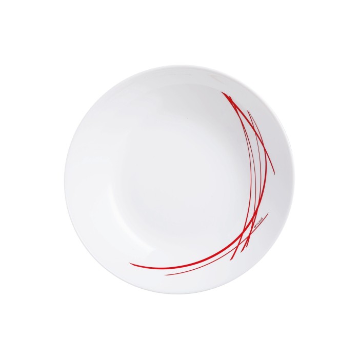 Service de table 18 pièces Domitille Rouge Arcopal