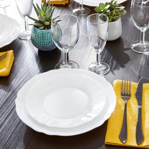 Assiette à dessert 19cm Louis XV Luminarc