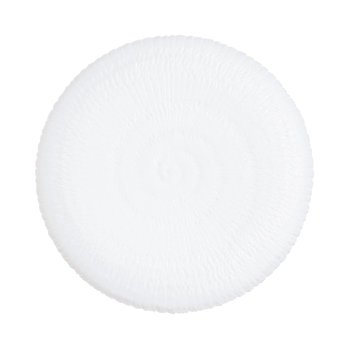Assiette plate 26cm Ammonite Blanc Luminarc
