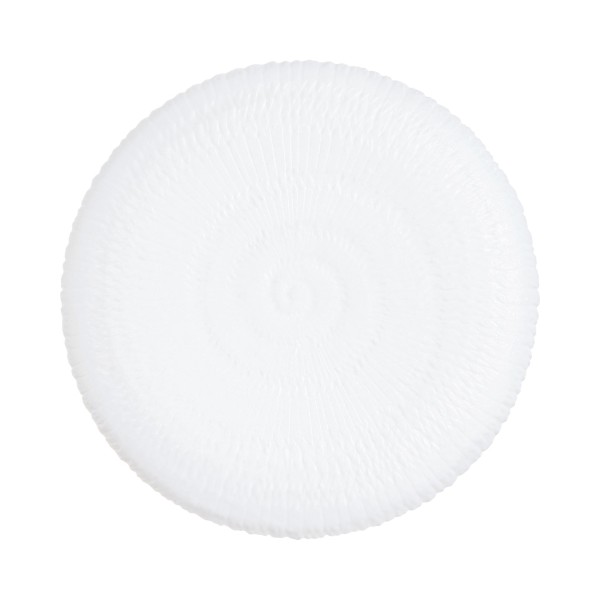 Assiette plate 26cm Ammonite Blanc Luminarc
