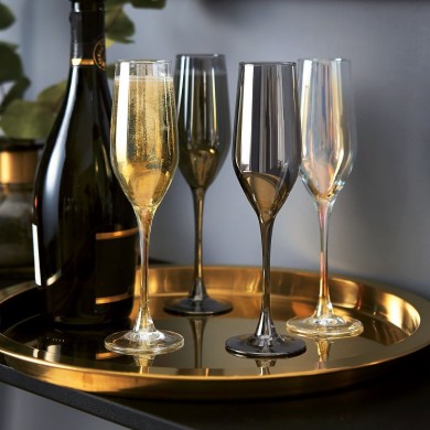 Flûte 16cl Celeste Shiny Graphite