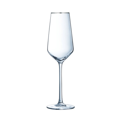 Flûte 23cl Ultime Bord Argent